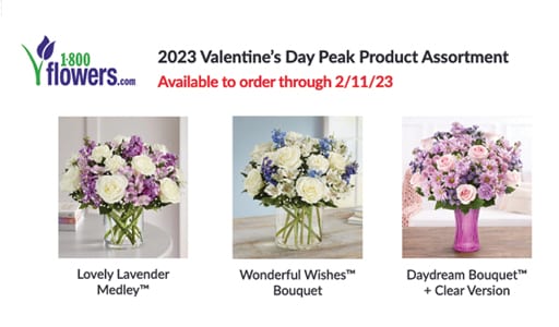2023 Valentine's Day Peak Product Assortment