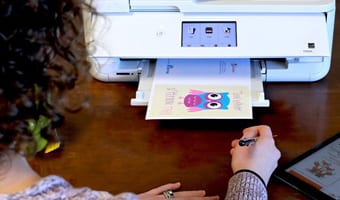 Card on Printer