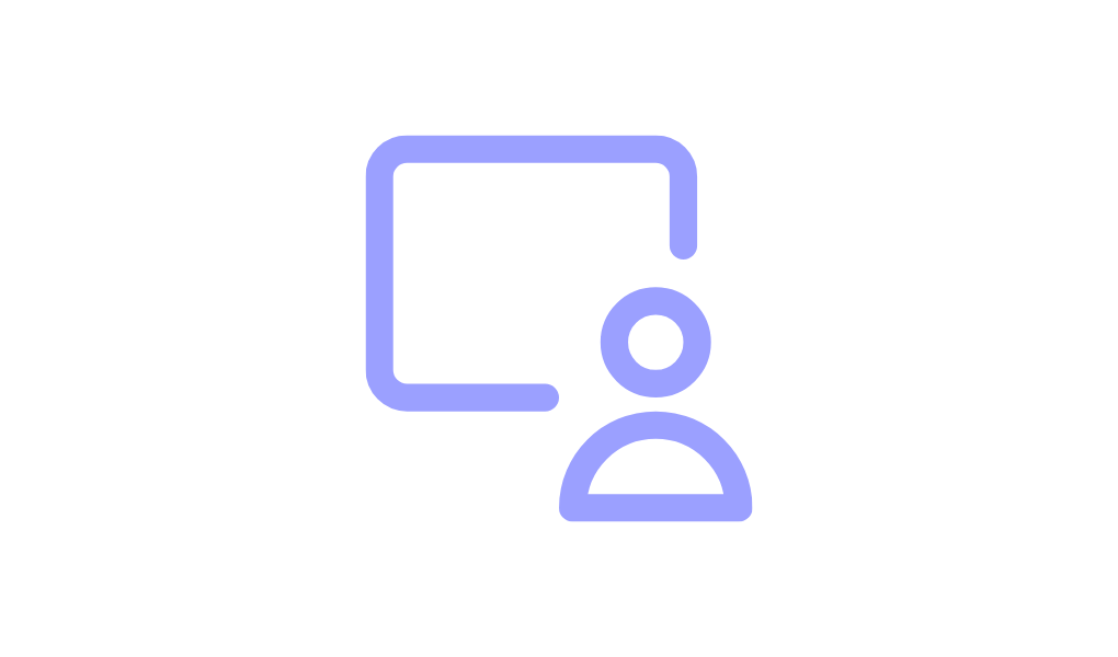 Icon of a person offering remote support
