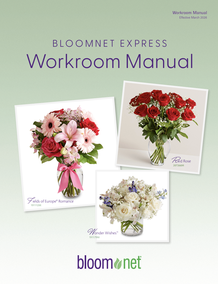 Bloomnet Express 2026 Spring and Summer Workroom Manual