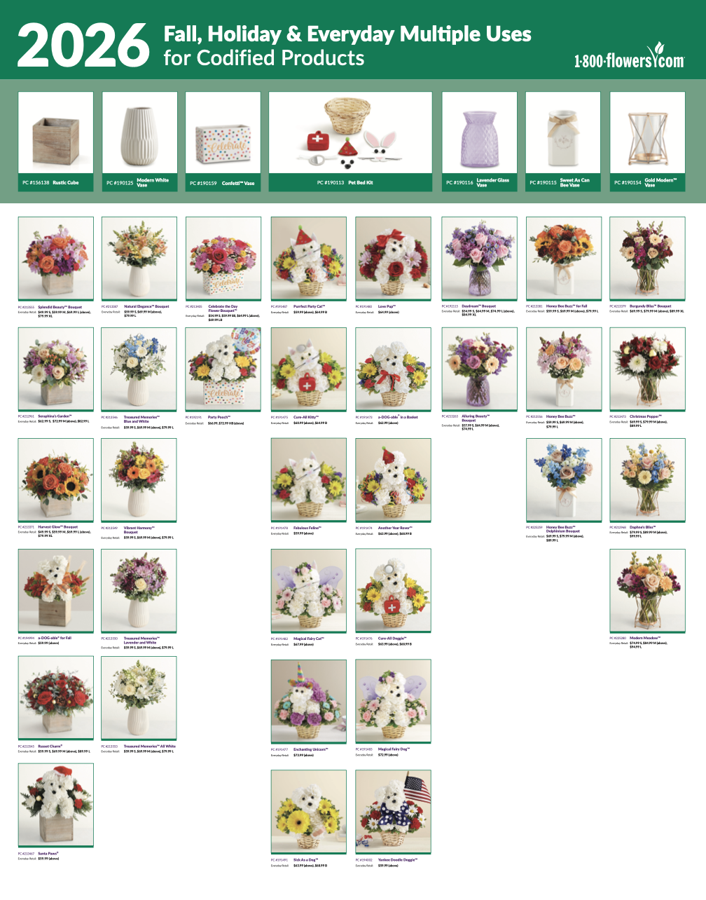 2026 Fall, Holiday & Everyday Multiple Uses